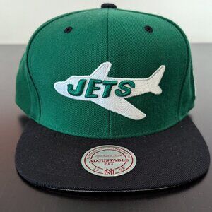 Mitchell and Ness New York Jets Snapback Hat